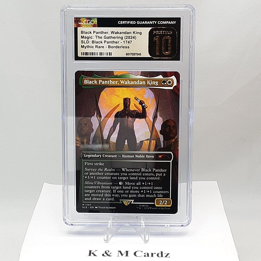 MTG - Secret Lair - Black Panther, Wakandan King - Graded - CGC Pristine 10